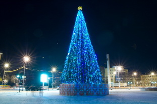 Уличные елки