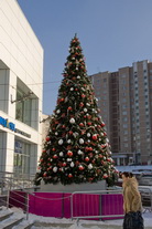 Уличная елка г. Москва